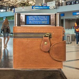 Vintage Retro Pebble Men's <b>Large</b> Capacity Quality Genuine <b>Leather</b> Open Closure Wallet Short RFID Feature Coin Pocket <b>Purse</b> Open - Product Image 3