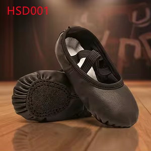 HY, Scarpe da Ballerina in Vera Pelle Morbida per Ragazze, Popolari negli Stati Uniti, Multicolore, <span class=keywords><strong>di</strong></span> Qualità con Cinturino Elastico HSD001 - Product Image 1