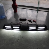 LEADWAY 12V Feux LED universels extérieurs ABS 4x4 pour toit de cabine de voiture tout-terrain, spoiler de coffre, finition mate pour Ford Ranger T9 Single