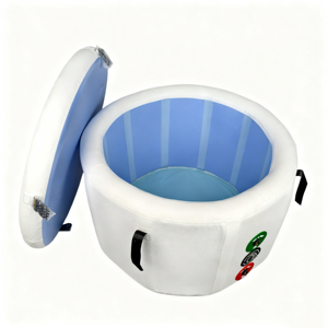 Vanace - Bañera de Hielo Inflable Redonda de Nuevo Diseño, Barril de Inmersión Fría para Recuperación Deportiva al Aire Libre - Product Image 3