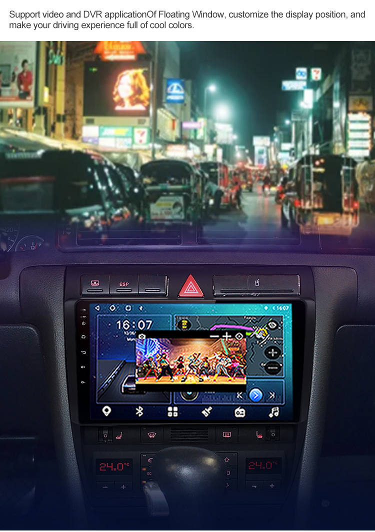 Autoradio Car Radio For Audi A6 C5 1997-2004 2din Multimedia Video GPS Navigation Carplay Android Stereo Headunit