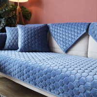 Vente directe d'usine bon marché fauteuil matelassé en flanelle douce charmantes housses de canapé housses de pantoufles