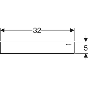 Plaque de recouvrement pour drain mural COMBIFIX & DUOFIX Drain de sol linéaire en acier inoxydable 304 Finition en acier brossé - Product Image 4