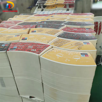 Papier d'éventail de tasse de papier enduit de pe 150gsm 170gsm 190gsm papier d'éventail pour le logo imprimé de tasses