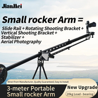JianMei SX3-3m Petit bras articulé électrique Gimbal Rotation à 360 degrés Bras télescopique Longueur réglable