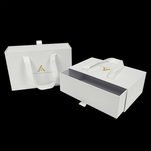 Customised Logo Personalized Logo Strong Rigid Cardboard Packaging Drawer Sliding Paper <b>Boxes</b> <b>for</b> Gift Jewelry Drawer Box - Product Image 2