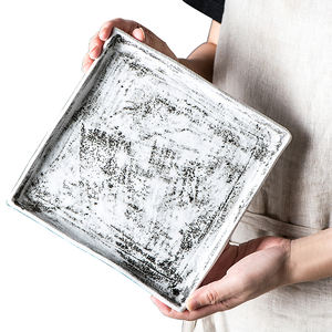 Vajilla de porcelana para restaurante, Plato cuadrado plano de cerámica para barbacoa, <span class=keywords><strong>buffet</strong></span>, juego de platos de <span class=keywords><strong>Sushi</strong></span> japoneses - Product Image 2