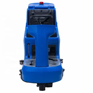 2024 new design new auto driving terrazzo granite concrete cement tile floor dust compact floor scrubber burnisher dryer machine