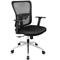 Yüksek orta geri en iyi ucuz kumaş bilgisayar görev masası siyah örgü konferans ofis koltuğu
