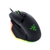 Mouse game optik asli Razer pabisk V3 RGB, Mouse game berkabel 11 tombol dapat diprogram 26000 DPI RGB