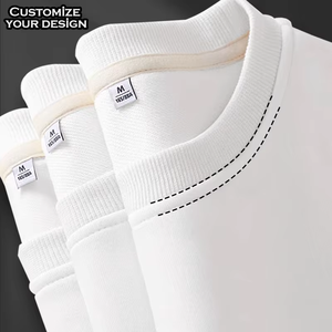 Unisex Oversize Short-Sleeved High Quality Drop Shoulder T-Shirts Custom Solid Color Street Style Clothing Men Direct - Product Image 1