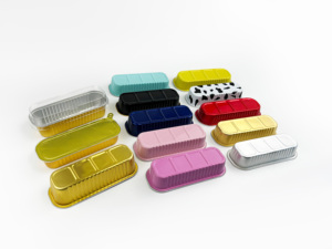 Venta al por mayor Mini moldes para pan y pasteles de papel de aluminio Venta caliente de fábrica mini moldes para pasteles - Product Image 4