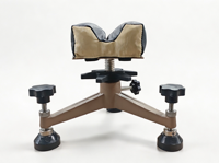 Support de tir innovant en métal avec pieds remplaçables pour accessoires de tir en extérieur