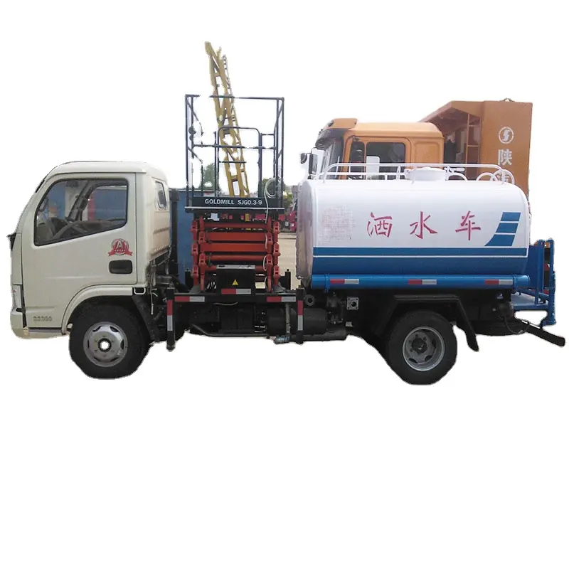 DONGFEGN 4x2 4x4 5000L 5m3 RHD транспортное средство для доставки воды на большой высоте платформа для уборки дороги грузовик для цветов деревьев оросительный грузовик
