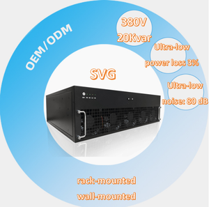 Générateur Statique de Réactifs (VAR) 380V 20Kvar 4L en Acier Galvanisé, Homologué <span class=keywords><strong>EMC</strong></span> CE, Faible Puissance 3% 80dB et Faible Bruit, IP42/54, pour Hôpitaux - Product Image 1