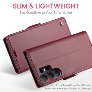 Funda de Lujo Caseme <span class=keywords><strong>023</strong></span> Tipo Cartera de Cuero PU con Tarjetero para Teléfono Móvil <span class=keywords><strong>Samsung</strong></span> <span class=keywords><strong>Galaxy</strong></span> S26 Ultra - Product Image 2