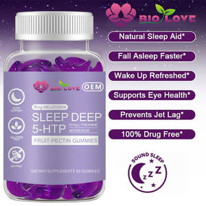 Gomitas de Melatonina para Prevenir el Jet Lag, Venta de Fábrica, Refrescan y Ayudan a Dormir Rápidamente, Contenido Natural, Gomitas de Belleza - Product Image 2