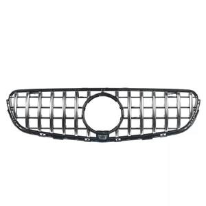 Argent W/ CAMERA GT Style Grill Grille pour MERCEDES-BENZ W253 X253 GLC 300 350 16-19 - Product Image 1
