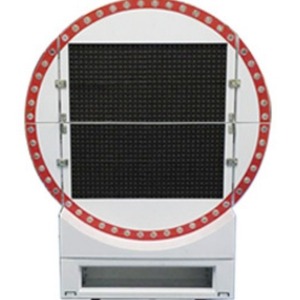 Pantalla LED de Advertencia de Tráfico P10 con Montaje Magnético, Marco de Aluminio IP65, para Uso en Carreteras - Product Image 1