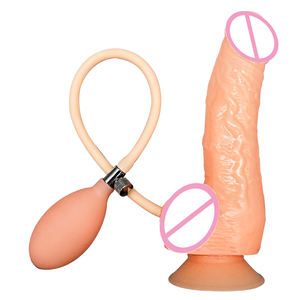 Dildo <span class=keywords><strong>penis</strong></span> tiup karet buatan realistis untuk wanita mainan seks - Product Image 3