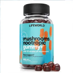 Lifeworld Bulk Natural Organic Hericium Mushroom Extract Smart Memory Nootropics Brain Supplement Nootropics Powders Capsules