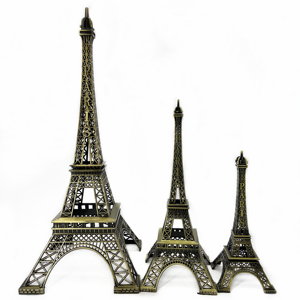 Bán Hàng Thủ Công Quà Tặng Sáng Tạo Trang Trí Nhà Châu Âu Lưu Niệm Kim Loại Tháp Eiffel - Product Image 1