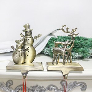 Support de bas en aluminium pour ornements de Noël Décoration Best Seller Laiton Antique Décoratif - Product Image 3