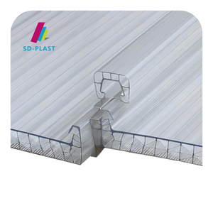 100% nguyên liệ<span class=keywords><strong>u</strong></span> thô <span class=keywords><strong>u</strong></span>-<span class=keywords><strong>lock</strong></span> tấm <span class=keywords><strong>polycarbonate</strong></span> rắn 20mm rõ ràng twinwall/<span class=keywords><strong>multiwall</strong></span> để sử dụng ngoài trời trên mái nhà thiết kế hiện đại - Product Image 5