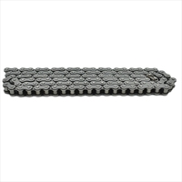 Chaîne à rouleaux industrielle durable 08A-1 40-1, norme ISO DIN, chaîne d'entraînement simple flexible pour convoyeur de transmission
