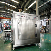 Haute qualité chauffage électrique SUS316L séchoir four PLC moteur à engrenages pompe traitement des aliments ferme noir soldat mouche herbe moteur roulement