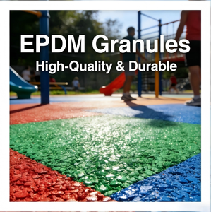 เม็ดยาง EPDM ปลอดสารพิษ เป็นมิตรกับสิ่งแวดล้อม ยืดหยุ่นสูง ดูดซับแรงกระแทก กันลื่น ปูพื้นเพื่อความปลอดภัยสำหรับสนามเด็กเล่นในโรงเรียนอนุบาล - Product Image 3
