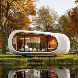 Cabaña Modular Prefabricada Mini Móvil Tipo Cápsula Moderna Insonorizada de Nuevo Estilo 2025 con Certificación CE - Product Image 2