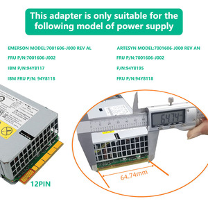 Versi Upgrade ATX Papan Breakout Catu Daya dengan Konektor Daya 17 Buah ATX 6Pin - Product Image 5