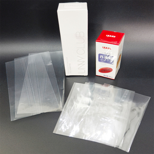 Dust-proof Tempered-hiển nhiên rõ ràng thu nhỏ tay áo bọc màng nhựa cho bao bì hộp - Product Image 1