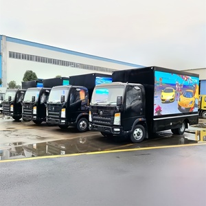 Mobile Outdoor Advertising Truck 4x2 Led Screen With Double Side LED Display Truck for Sale - Product Image 2