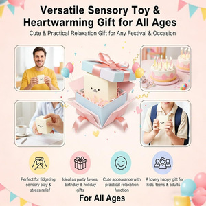 Giocattoli Antistress a Forma di Tofu Sigillato, Palline Morbide a Lenta Risalita per Bambini e Adulti, Vendita all'Ingrosso - Product Image 3