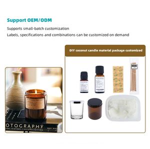 Натуральная низкотемпературная ароматерапия мягкая соевая восковая свеча для спа и массажа на Рождество - Product Image 4