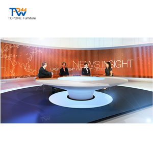 Thiết Bị Phát Sóng Trực Tiếp Giá Nhà Máy Đèn LED Bàn Tin Tức Tv Trực Tuyến Bàn Phòng Thu Trực Tiếp - Product Image 4