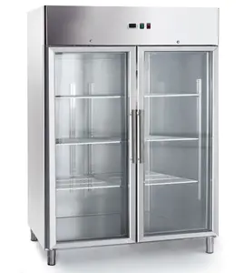 1200L不锈钢通风商用立式冰箱冷水机厨房冰箱柜