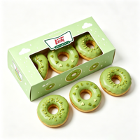 Boîtes d'emballage en carton kraft personnalisées en gros avec fenêtre pour biscuits, gâteaux, aliments, pâtisseries, pains, donuts, macarons
