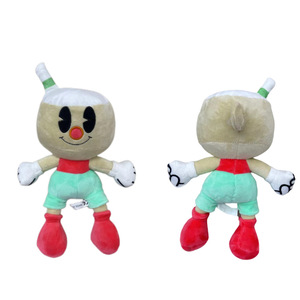 Cupphead ตุ๊กตาสัตว์ยัดนุ่นน่ารักสีฟ้าของเล่น<span class=keywords><strong>เกม</strong></span>คุณภาพสูงสำหรับเด็ก25cm mugman <span class=keywords><strong>cuphead</strong></span> ต่ำ MOQ - Product Image 6