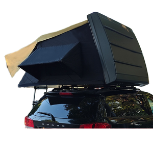 Tente de toit SUV à ouverture rapide automatique Moderne Quatre saisons Coque rigide en aluminium Double couche Une chambre en <span class=keywords><strong>tissu</strong></span> de coton - Product Image 2