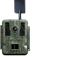 Caméra de sécurité de sentier cellulaire 4G, vidéo 4K FHD, caméra de chasse pour la faune, application de stockage en nuage