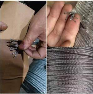 Vente en gros usine : Câble métallique galvanisé 7x7, Câble de pêche en <span class=keywords><strong>Kevlar</strong></span> rond, Câble de treuil 10mm, Matériel de quincaillerie - Product Image 5
