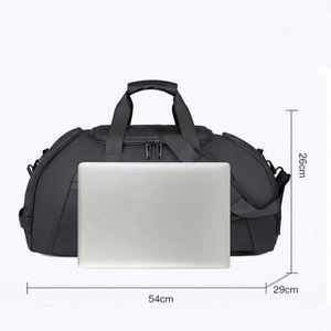 Customized Logo <b>Large</b> Capacity <b>Women</b> Weekend Overnight Fitness Sports <b>Backpack</b> Travel Gym Duffel Bag With Shoe Compartment - Product Image 2