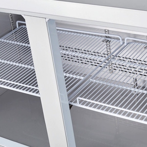 BiLiều Duy Nhất Nhiệt Độ Thép Không Gỉ Đa Chức Năng Bánh Pizza Máy Làm Lạnh Tủ Lạnh Lạnh Hiển Thị Prep Bảng Cho Pizza - Product Image 6