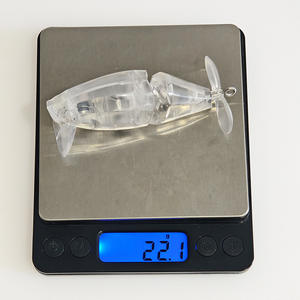 Isca Artificial T-9233 90mm 22g em Duas Seções, Sem Pintura, Iscas de Plástico Duro Transparentes - Product Image 3