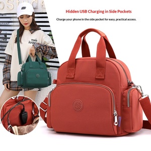 <span class=keywords><strong>Mochila</strong></span> y Bolso de Hombro Casual Multiusos para <span class=keywords><strong>Mujer</strong></span>, Modelo 2025, con Puerto de Carga USB Oculto, Cierre de <span class=keywords><strong>Cremallera</strong></span> y Forro de Poliéster - Product Image 1