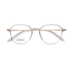 Monture de lunettes ovale en titane Danyang M8266, légère, monture complète, verres en résine, unisexe - Product Image 5