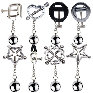 BDSM esaret Metal meme klipleri meme kelepçeleri seks oyuncakları meme yetişkin için topları ile kelepçeleri - Product Image 2